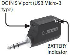 Boss katana air transmitter not charging cheap