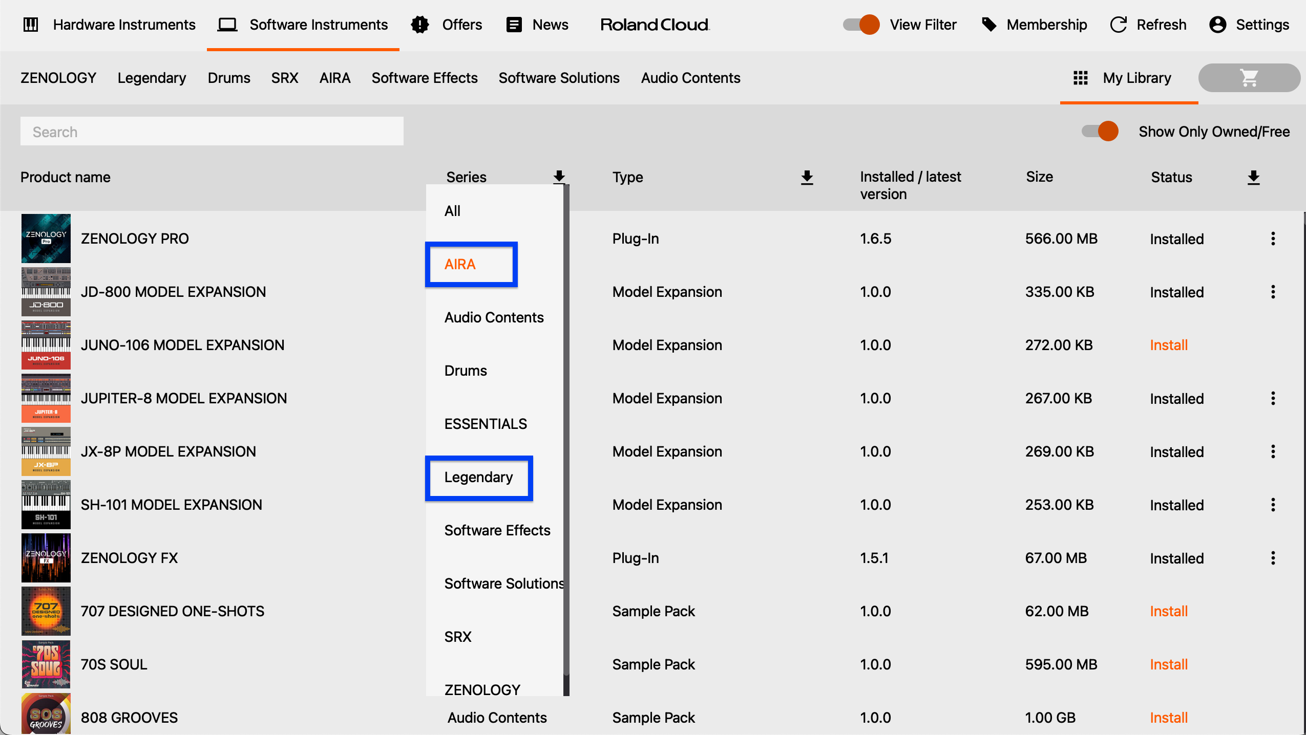 roland_cloud_manager_choose_series