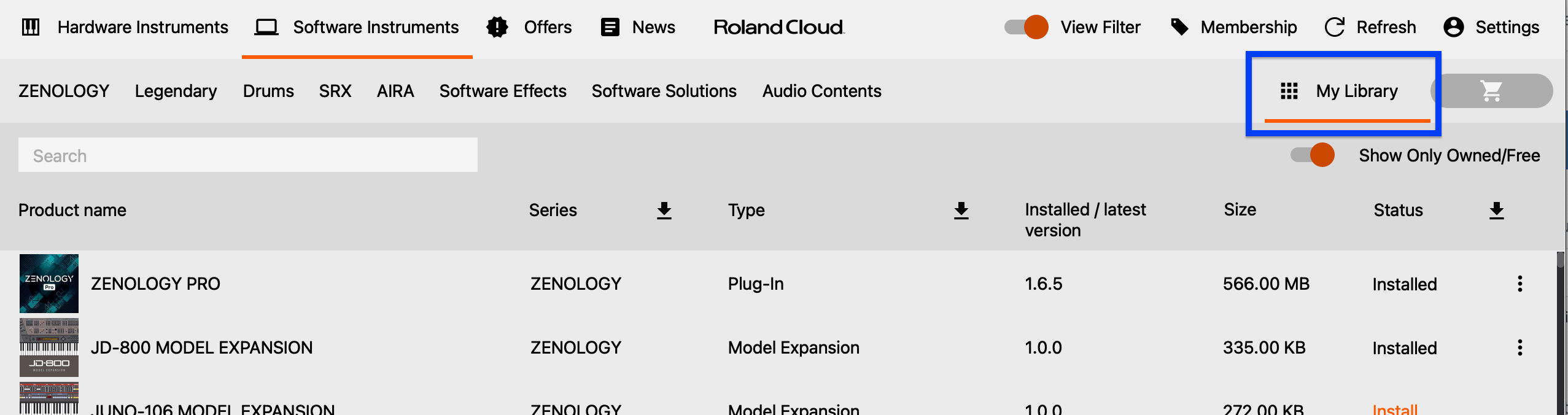 roland_cloud_manager_My_Library
