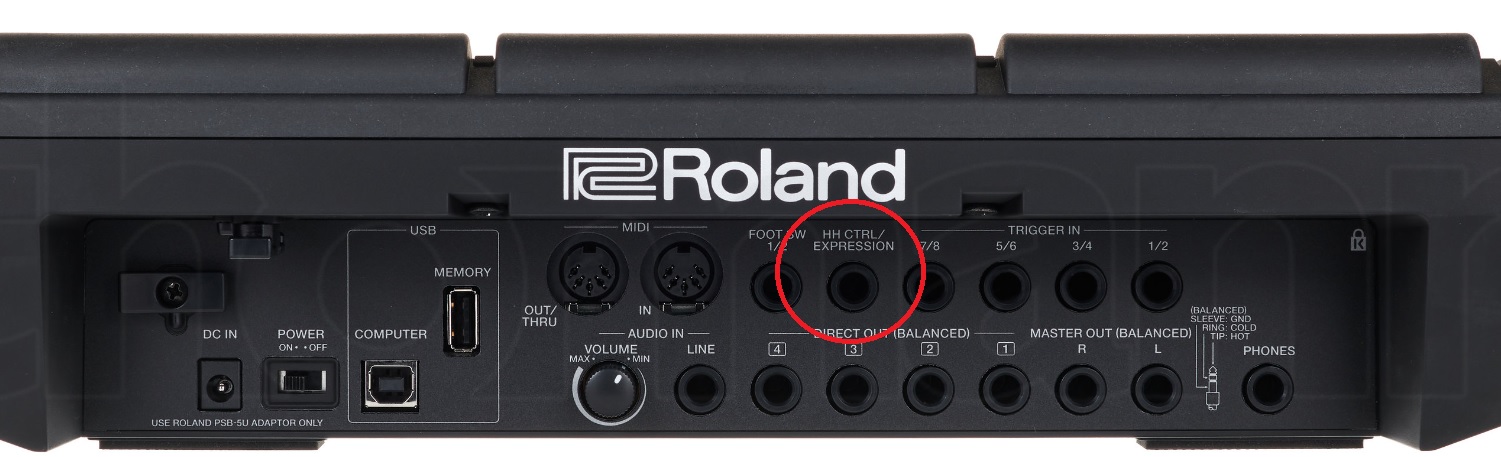 SPD-SX PRO: Using an FD-8/FD-9 as Hi Hat control pedal – Roland