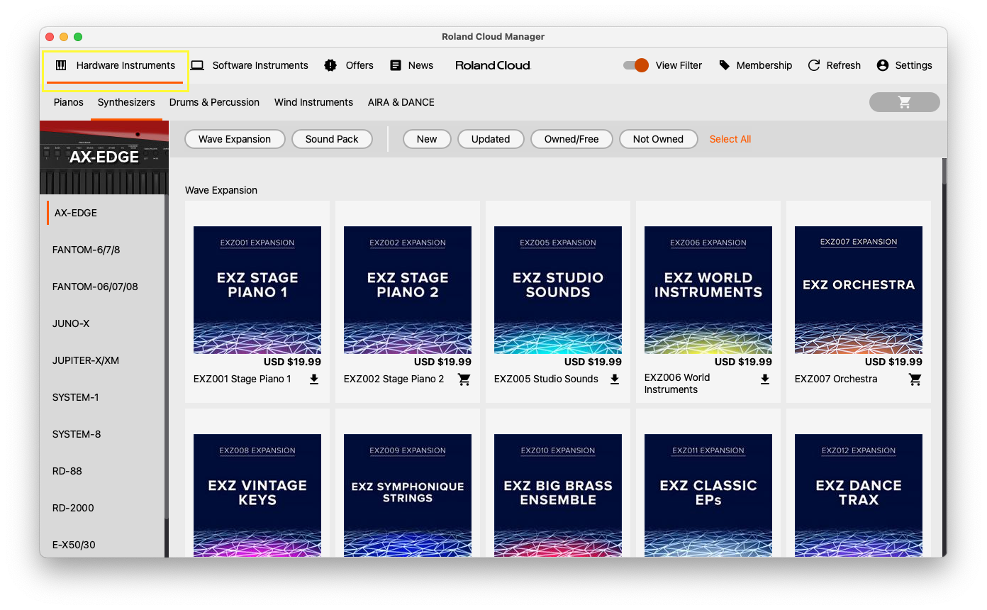 n/zyme: How to download the n/zyme Model Expansion – Roland