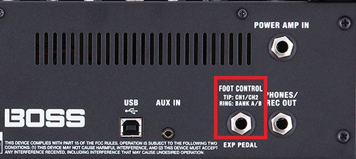 KATANA-50 MkII : Which BOSS foot switches can I use? – Roland