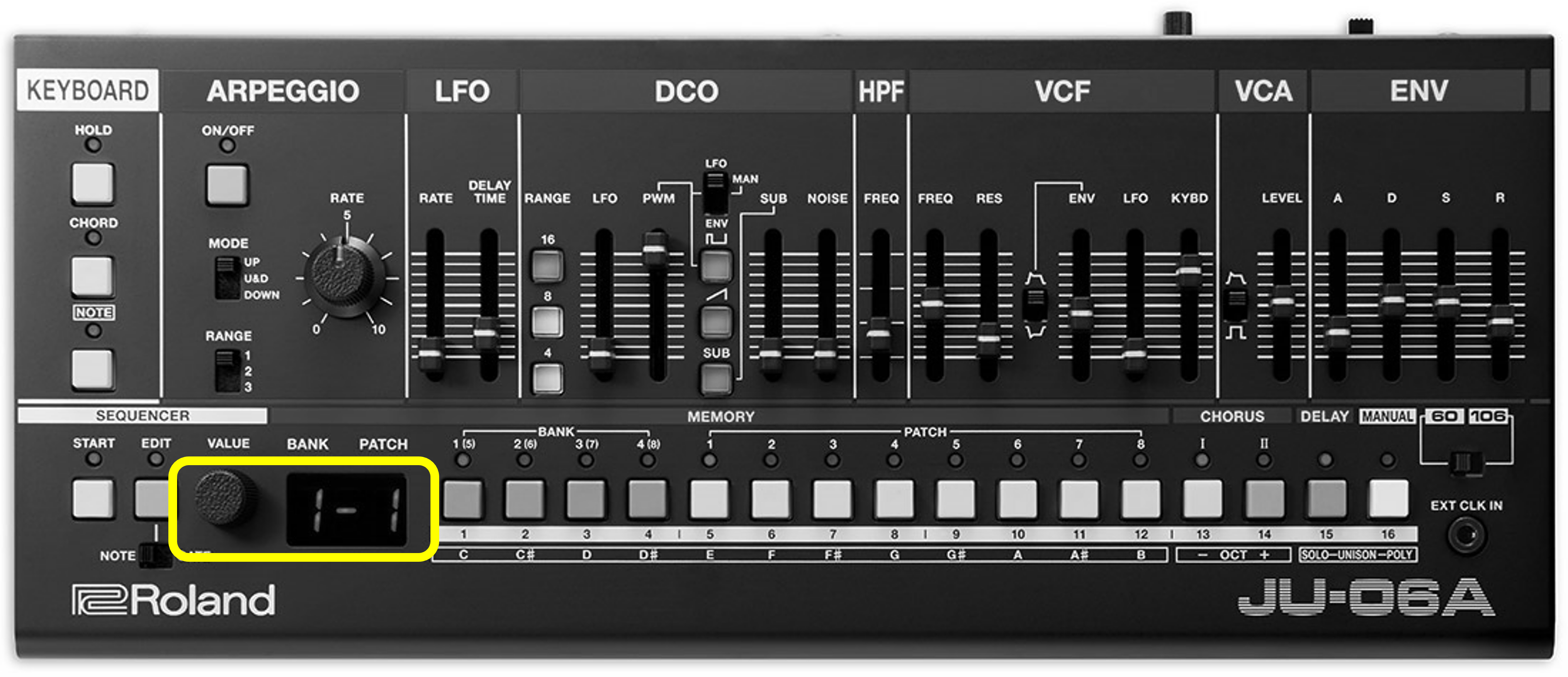 JU-06A: Changing the Midi Clock Source – Roland Corporation