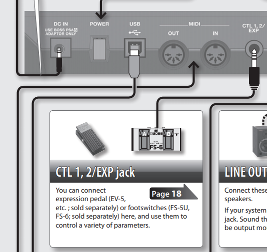 RC-505: EV-5 Expression Control Setup – Roland Corporation