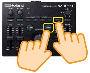 VT-4: How to turn off the low cut filter – Roland Corporation