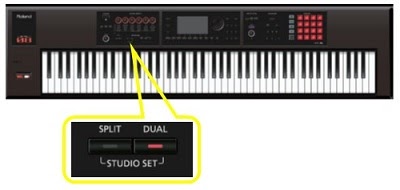 FA-06/FA-07/FA-08：いくつかの音を重ねて、左右にスプリットできます