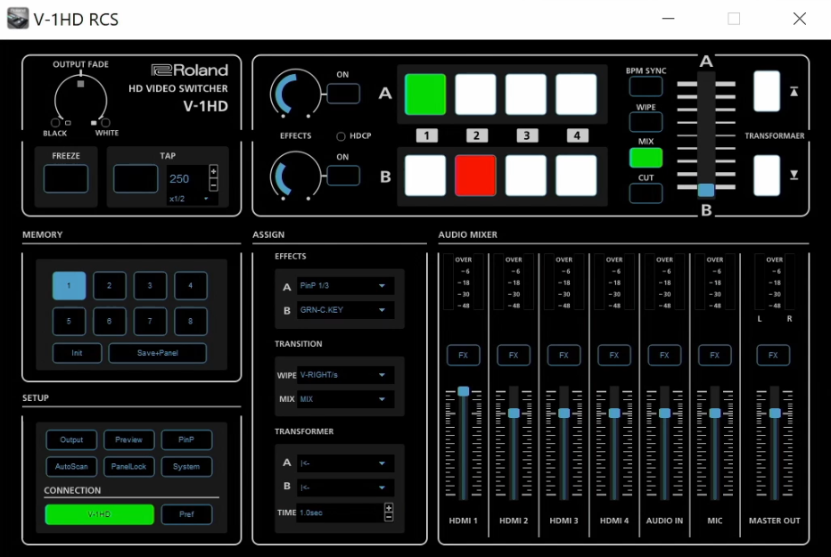 V-1HD: Quickstart Guide – Roland Corporation