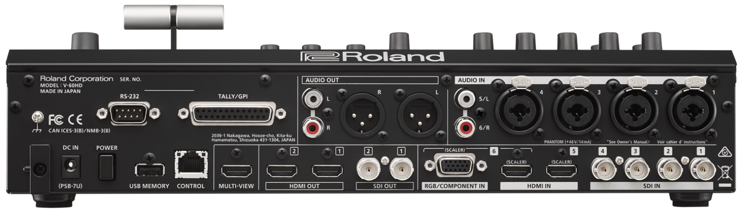 V-60HD: Quickstart Guide – Roland Corporation