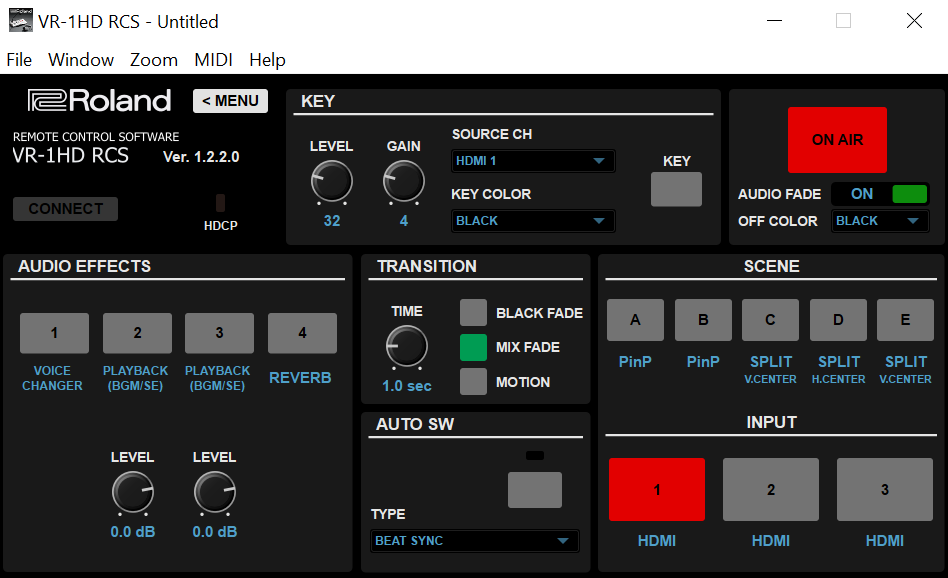 VR-1HD: Quickstart Guide – Roland Corporation