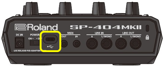 SP-404MK2: どのようなUSBケーブルが使えますか。 – Roland Corporation