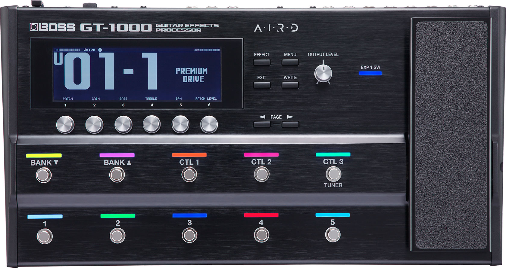 GX-100: Differences between the GX-100 and GT-1000 – Roland