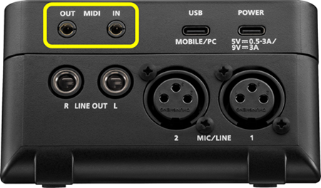 GO:MIXER STUDIO: What Can I Do with the MIDI Connectors? – Roland