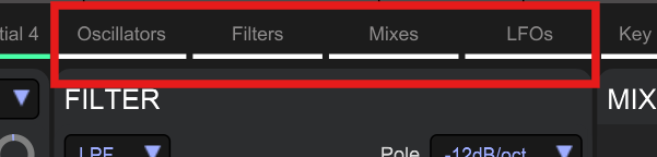 Group tabs