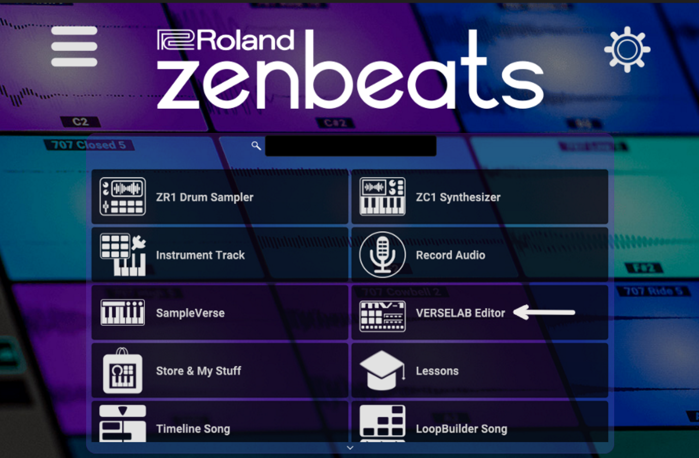 MV-1: Using the VERSELAB Editor in Zenbeats – Roland Corporation