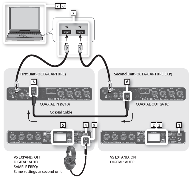 OCTA-CAPTURE: Connecting Two OCTA-CAPTURE's Together (Windows) – Roland  Corporation