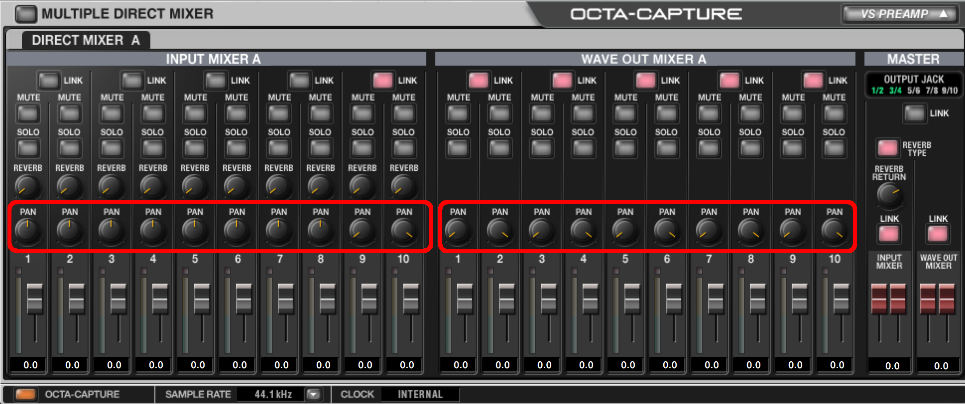 OCTA-CAPTURE, UA-1010: SYMPTOM: Sound is Only Output of the Left